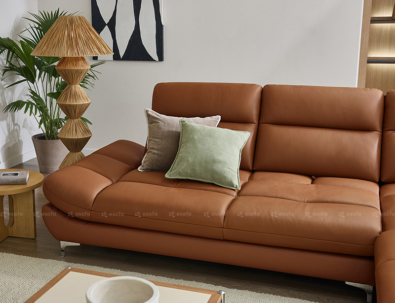 Đệm ghế da sofa 2 lớp E104