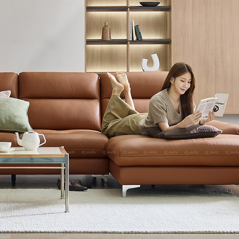 Ghế sofa góc phòng khách lớn E104