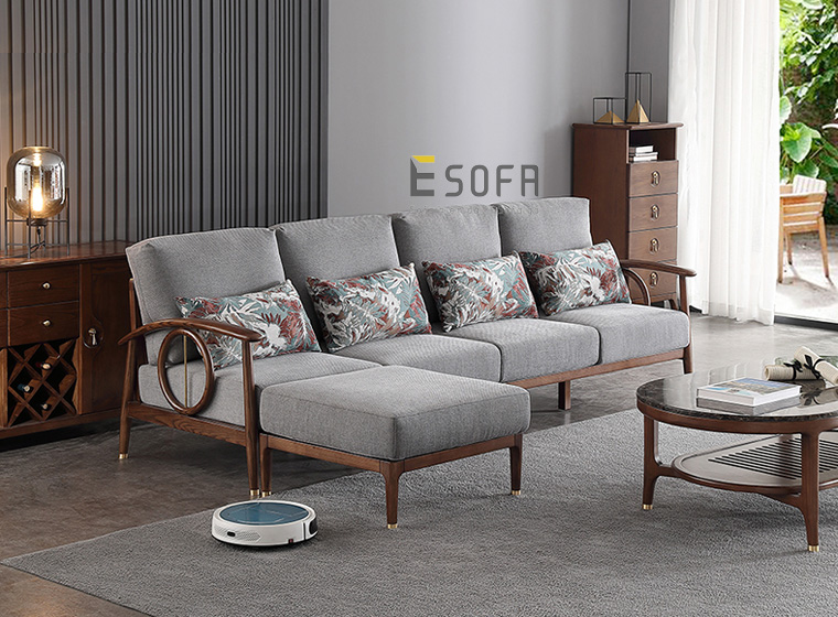 Sofa văng gỗ hiện đại E246