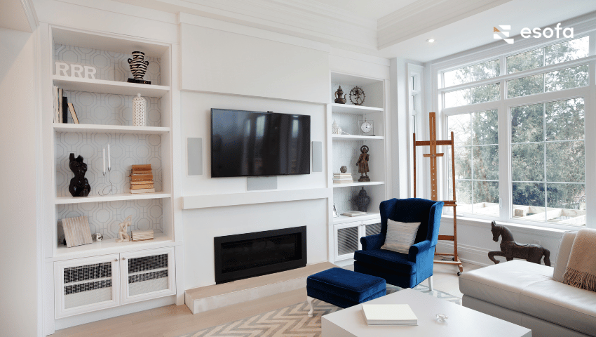 Phòng khách vừa và rộng