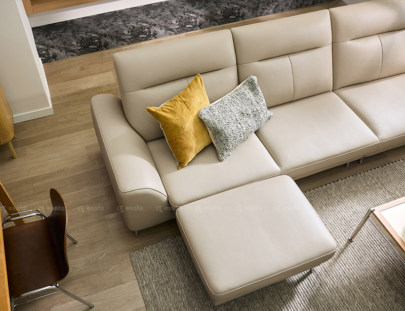 Ghế sofa góc chữ L 3 chỗ hiện đại