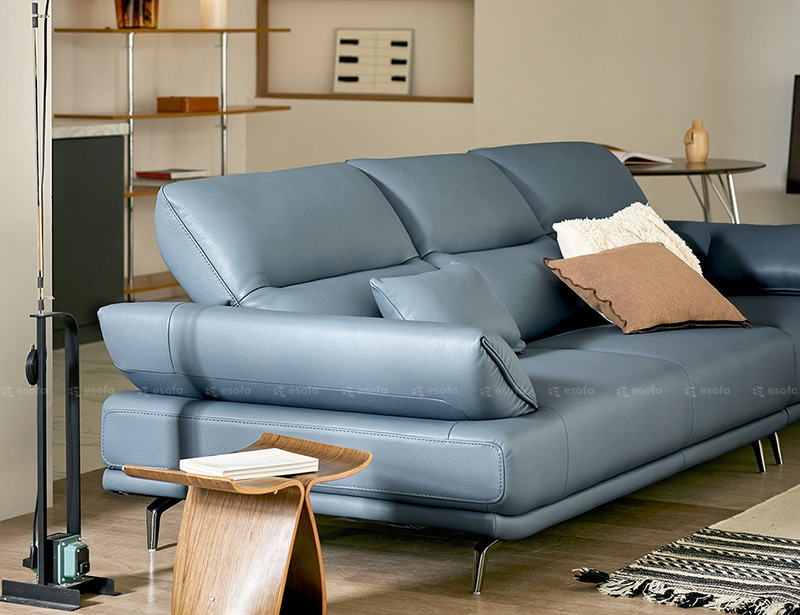 Sofa văng da 3 chỗ phòng khách E21