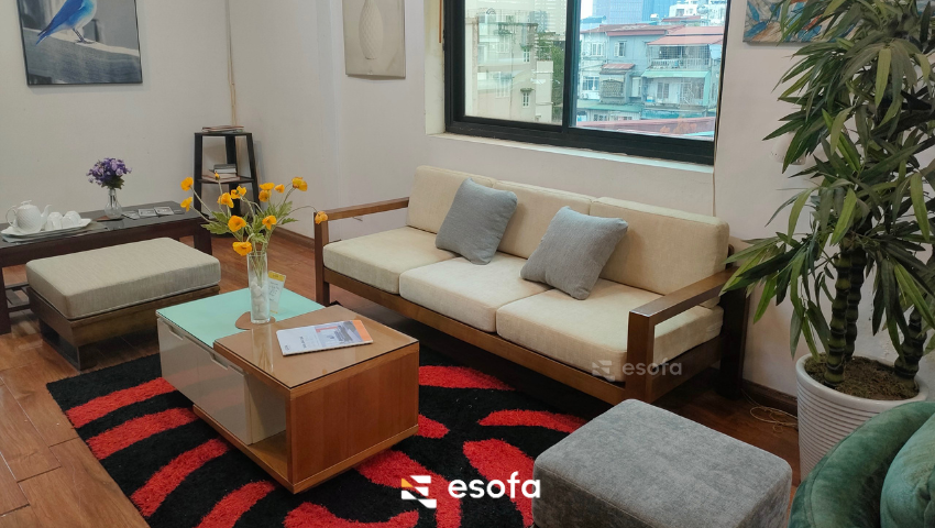 Sofa văng gỗ phù hợp với không gian nào