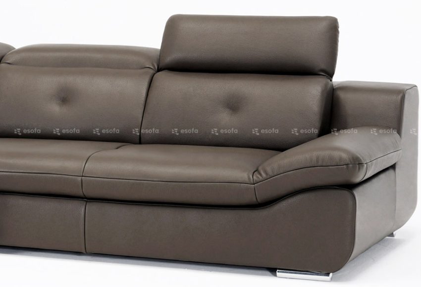 Ghế sofa da tựa gật gù 3 chỗ E518