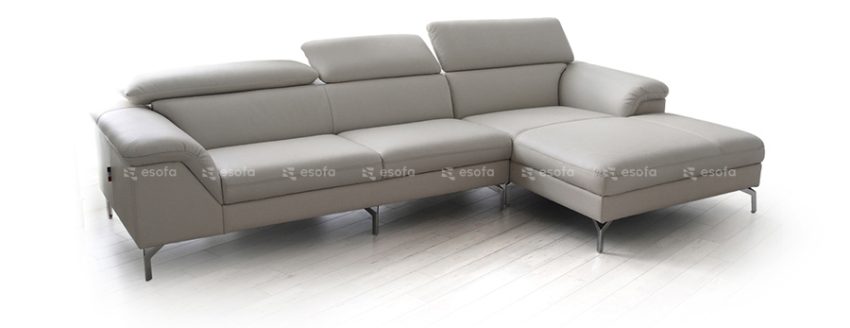Ghế sofa góc da 3 chỗ phòng khách E517