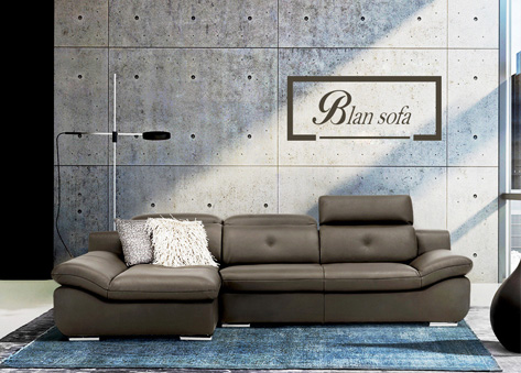 Ghế sofa góc da 3 chỗ tựa gật gù – E518