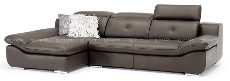 Ghế sofa góc phòng khách tựa gật gù E518