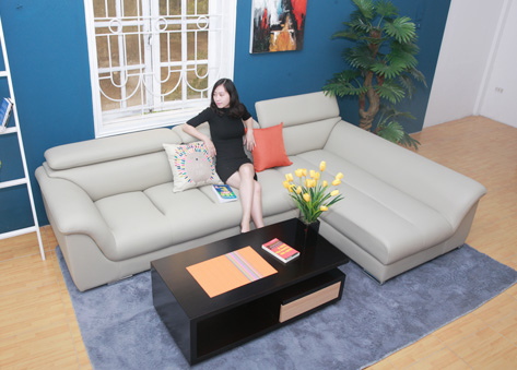 Ghế sofa góc quây phòng khách – E522
