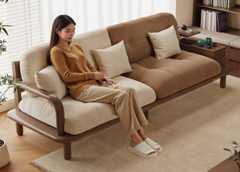 Sofa văng nỉ Hàn Quốc EH03