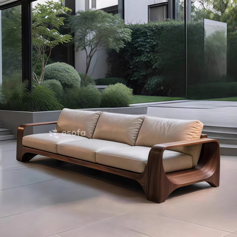 Sofa văng gỗ 3 chỗ EH18