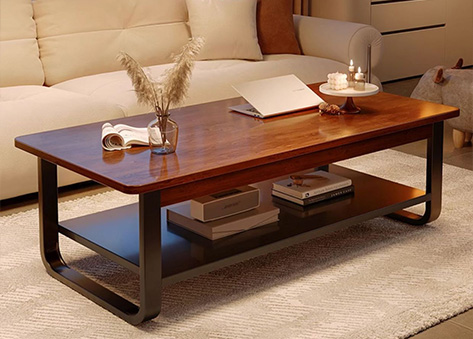 Bàn trà chân vòm sắt thanh mảnh tinh tế EB31