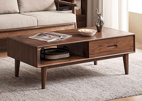 Bàn trà lưu trữ thông minh hai phân khu EB36