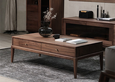 Bàn trà mặt rộng bản lớn tối ưu không gian bày biện EB66