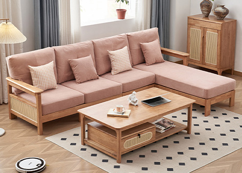 Sofa góc phong cách Hàn Quốc E305