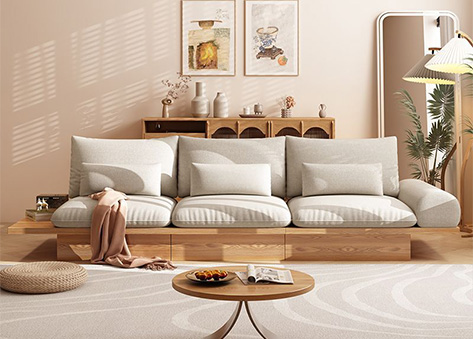 Sofa văng bệt phong cách tối giản E297