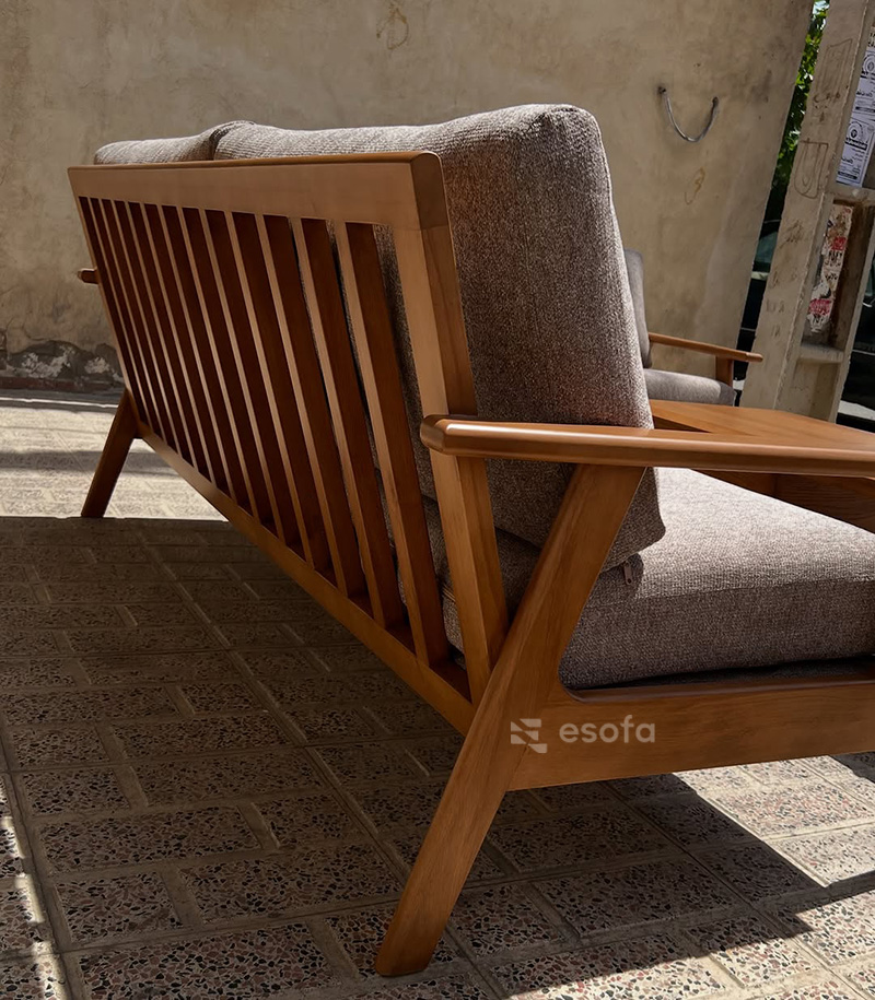 Sofa văng nan gỗ sồi E296