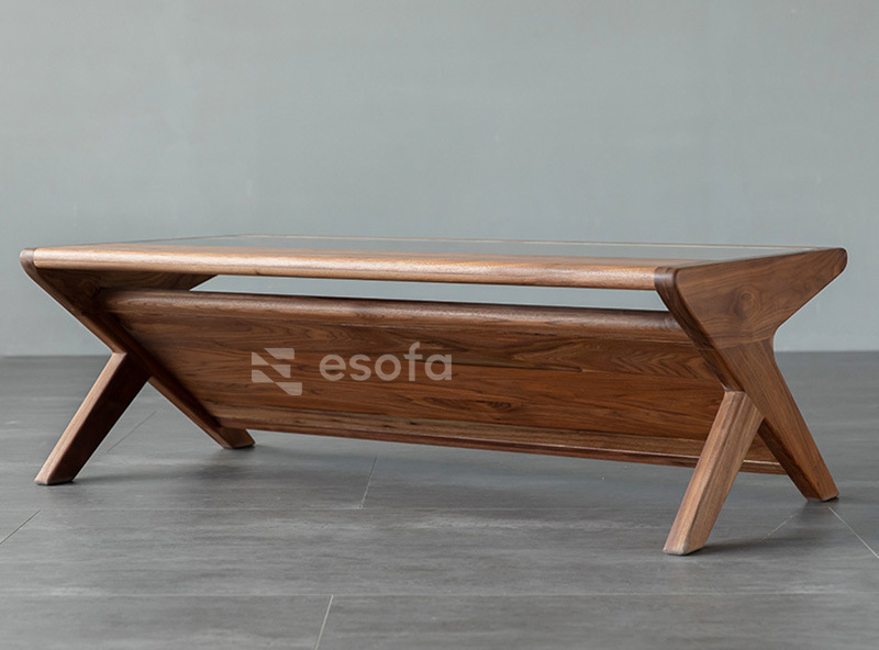 bàn gỗ chữ Z độc đáo 