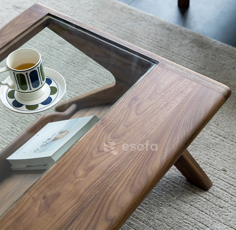 bàn gỗ độc đáo hiện đại EB62