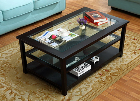 Bàn trà cấu trúc thanh nan tối giản EB05