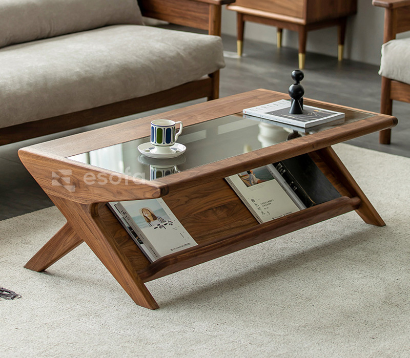 Bàn trà chân chéo hiện đại EB62