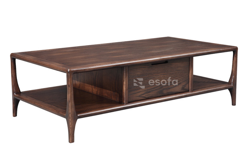 bàn trà học kéo đôi đối xứng EB40