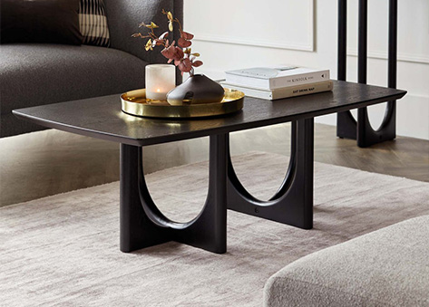 Bàn trà khung chân cách điệu thanh lịch EB26