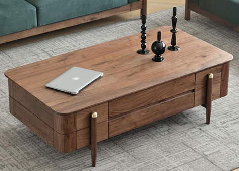 Bàn trà ngăn kéo đôi tay nắm âm thẩm mỹ EB48