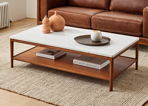 Bàn trà thiết kế tầng kệ lưu trữ EB15