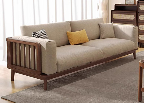 Sofa văng phối cảnh phòng khách chung cư E298