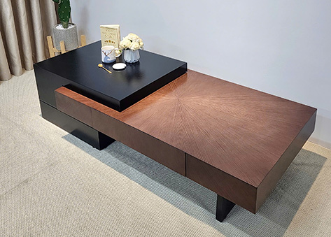 Bàn trà decor phong cách hiện đại với khối hình học độc đáo EBC26