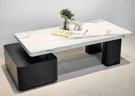 Bàn trà thiết kế phi đối xứng tạo hiệu ứng thị giác độc đáo EBC33