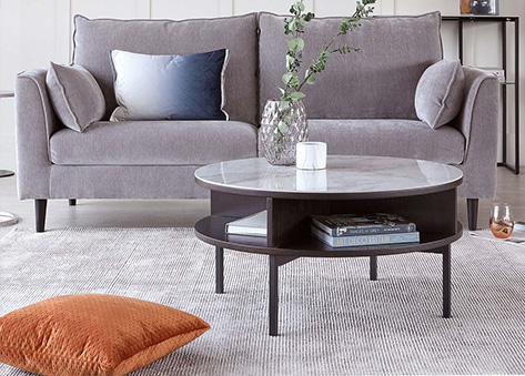 Bàn trà tích hợp ngăn kéo ray trượt êm ái và kín đáo EBC21