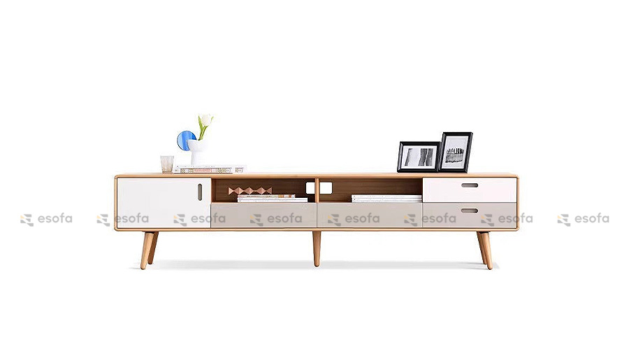 Tủ đóng kết hợp với khoang mở 
